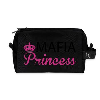 Mafia Princess - Recycelte Kulturtasche - Schwarz - Vorne