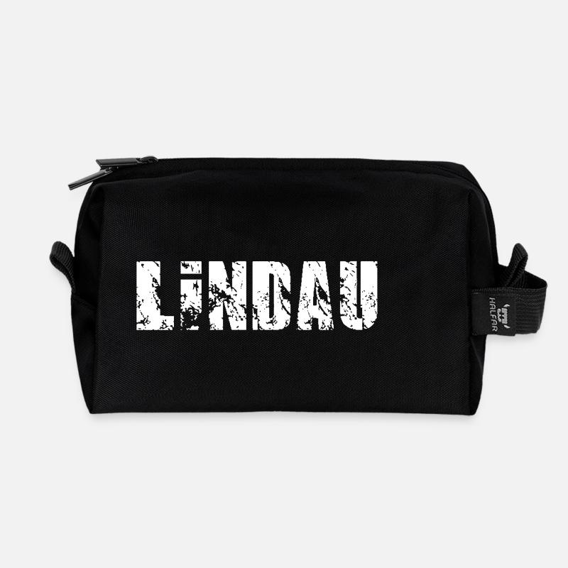 Lindau - Recycelte Kulturtasche - Schwarz
