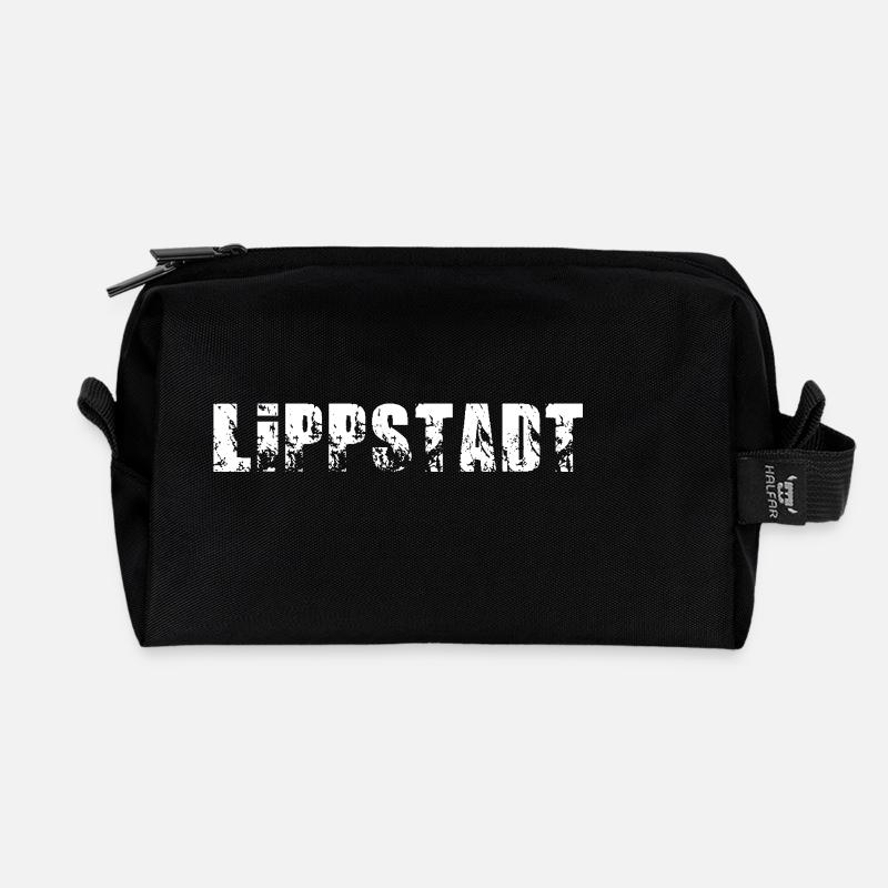 Lippstadt - Recycelte Kulturtasche - Schwarz