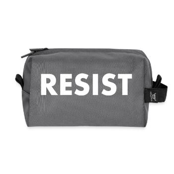 Resist - Recycelte Kulturtasche - Anthrazit - Vorne