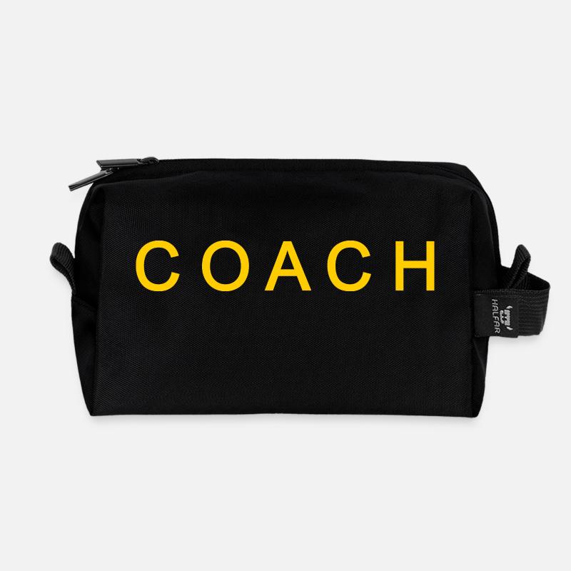 Coach - Recycelte Kulturtasche - Schwarz