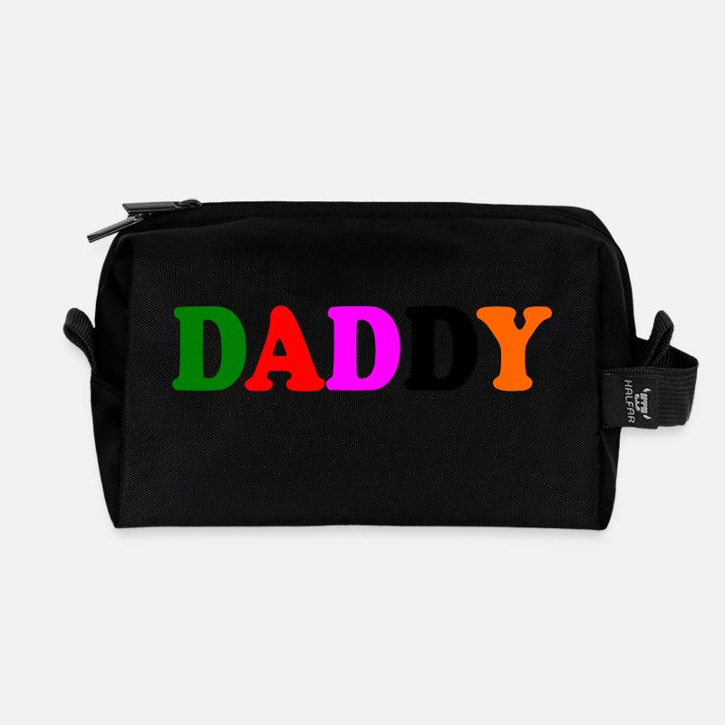 Daddy - Trousse de toilette en tissu recyclé - noir