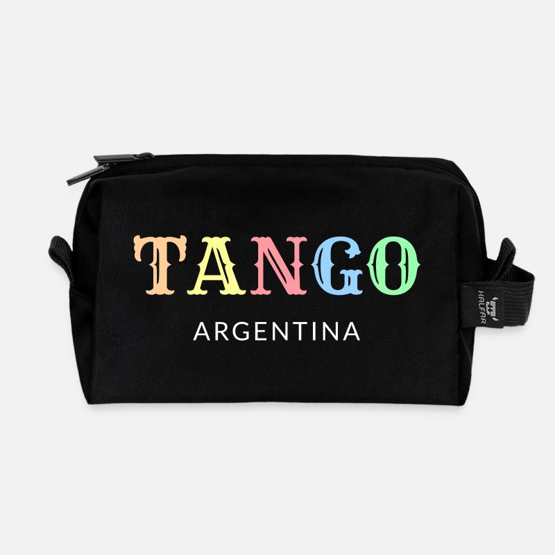 Tango Argentinien - Recycelte Kulturtasche - Schwarz