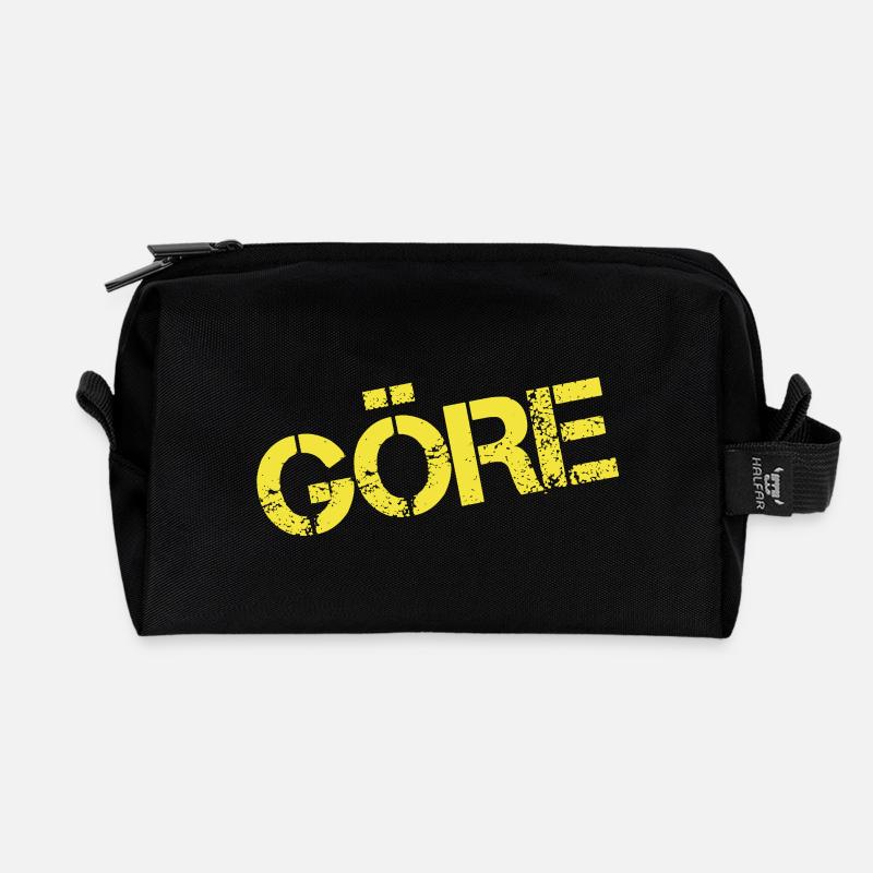 GÖRE - Recycelte Kulturtasche - Schwarz