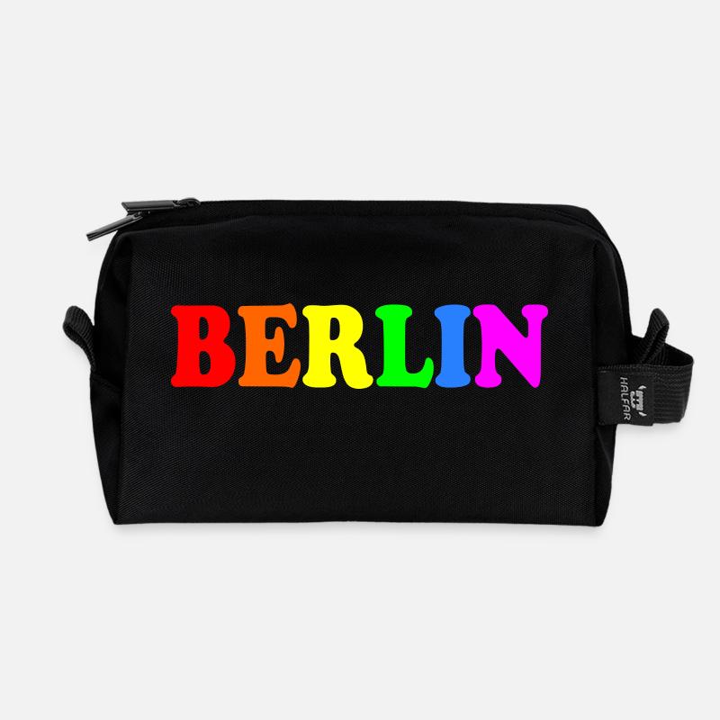 Berlin - Recycelte Kulturtasche - Schwarz