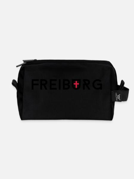 freiburg - Recycelte Kulturtasche - Schwarz
