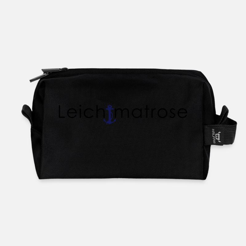 Leichtmatrose - Recycelte Kulturtasche - Schwarz