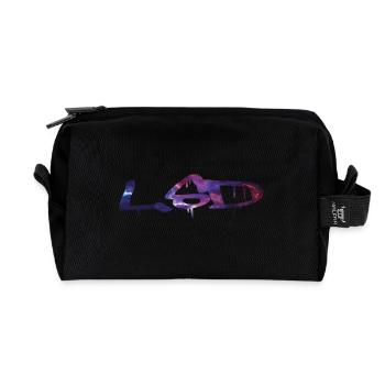 LSD - Recycelte Kulturtasche - Schwarz - Vorne