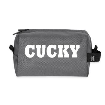 Cucky - Recycelte Kulturtasche - Anthrazit - Vorne