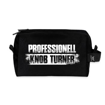Knob Turner Ingénieur du son Ingénieur du son - Trousse de toilette en tissu recyclé - noir - Devant