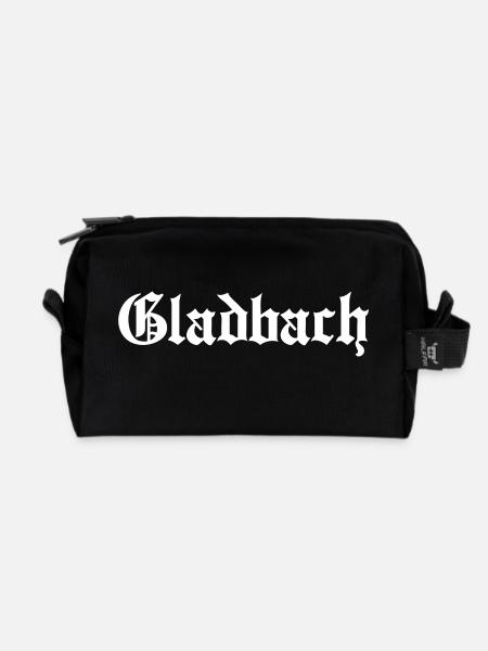 Gladbach - Recycelte Kulturtasche - Schwarz