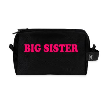 Big sister - Trousse de toilette en tissu recyclé - noir - Devant