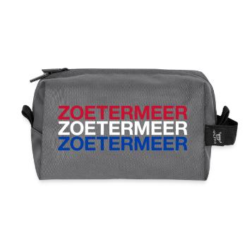 ZOETERMEER Pays-Bas Drapeau des Pays-Bas - Trousse de toilette en tissu recyclé - anthracite - Devant
