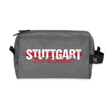 Stuttgart Bad Cannstatt altdeutsch - Recycelte Kulturtasche - Anthrazit - Vorne
