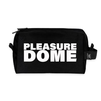 PLEASURE DOME - Recycled Toiletry Zip Bag - black - Front