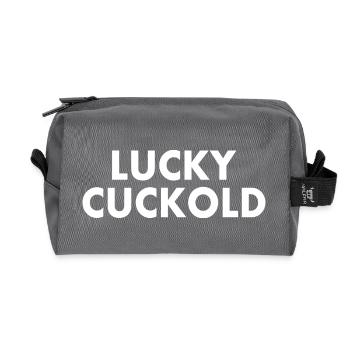 cuckold - Recycelte Kulturtasche - Anthrazit - Vorne