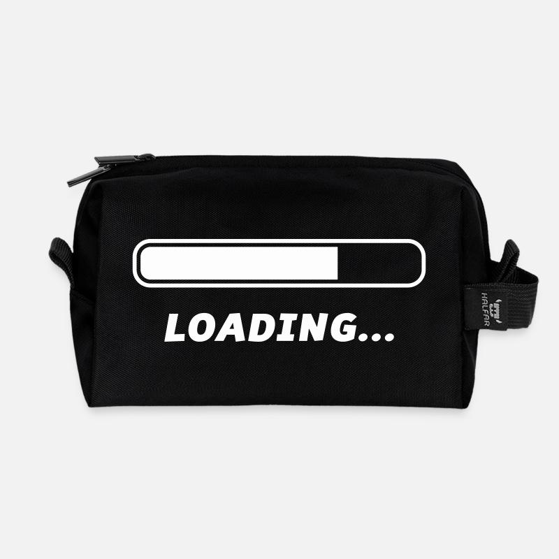 Loading - Recycelte Kulturtasche - Schwarz