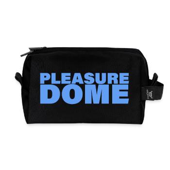 PLEASURE DOME - Recycled Toiletry Zip Bag - black - Front