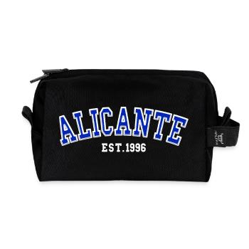 Alicante gegründet 1996 - Recycelte Kulturtasche - Schwarz - Vorne