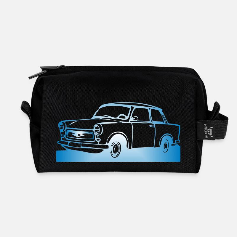  601 Limo Trabi - Recycelte Kulturtasche - Schwarz