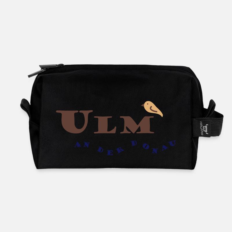 Ulm - Recycelte Kulturtasche - Schwarz