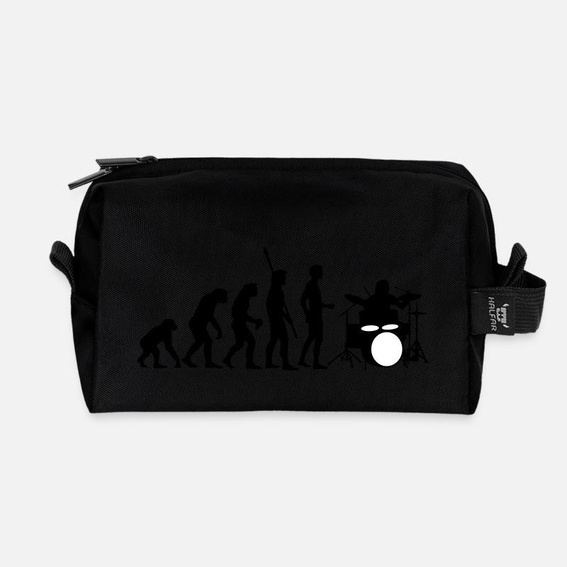evolution_drummer_b_2c - Trousse de toilette en tissu recyclé - noir