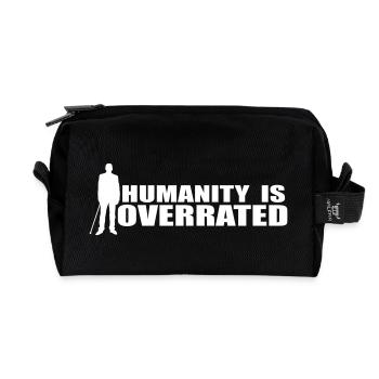 Dr. House Hummanity is overrated Hoodie white, - Recycelte Kulturtasche - Schwarz - Vorne