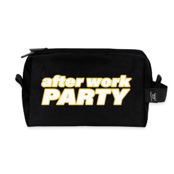 AFTER WORK PARTY - Recycled Toiletry Zip Bag - black - Front