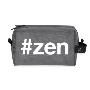 ZEN Hashtag - Recycelte Kulturtasche - Anthrazit - Vorne