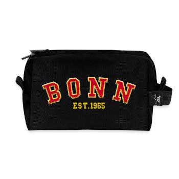 Bonn Est. 1965 - Recycled Toiletry Zip Bag - black - Front