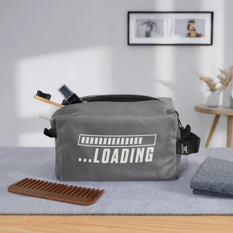 Loading Bar Loading Progress Recycled Toiletry Zip Bag