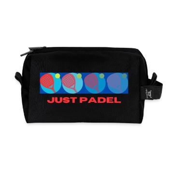 Cache juste Padel - Trousse de toilette en tissu recyclé - noir - Devant
