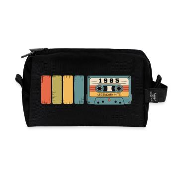 1985 Vintage Original 1985 Geburtstagsgeschenk - Recycelte Kulturtasche - Schwarz - Vorne