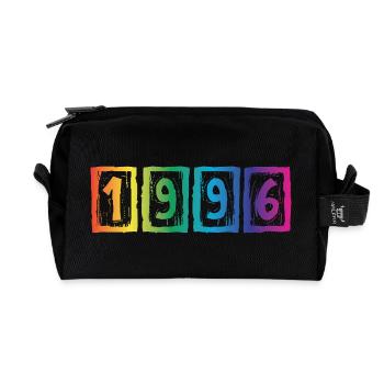 Millésime 1996 - Trousse de toilette en tissu recyclé - noir - Devant