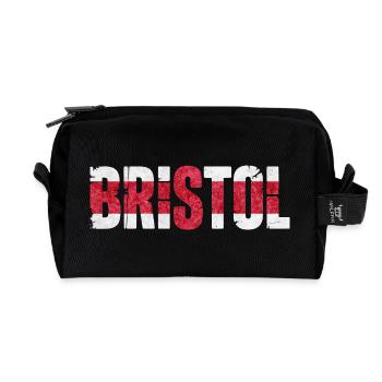 Bristol England - Recycelte Kulturtasche - Schwarz - Vorne