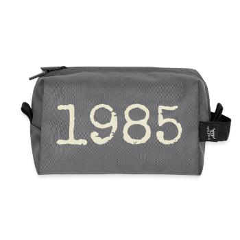 Geburtstagsgeschenk 1985 – Großartig seit 1985 - Recycelte Kulturtasche - Anthrazit - Vorne