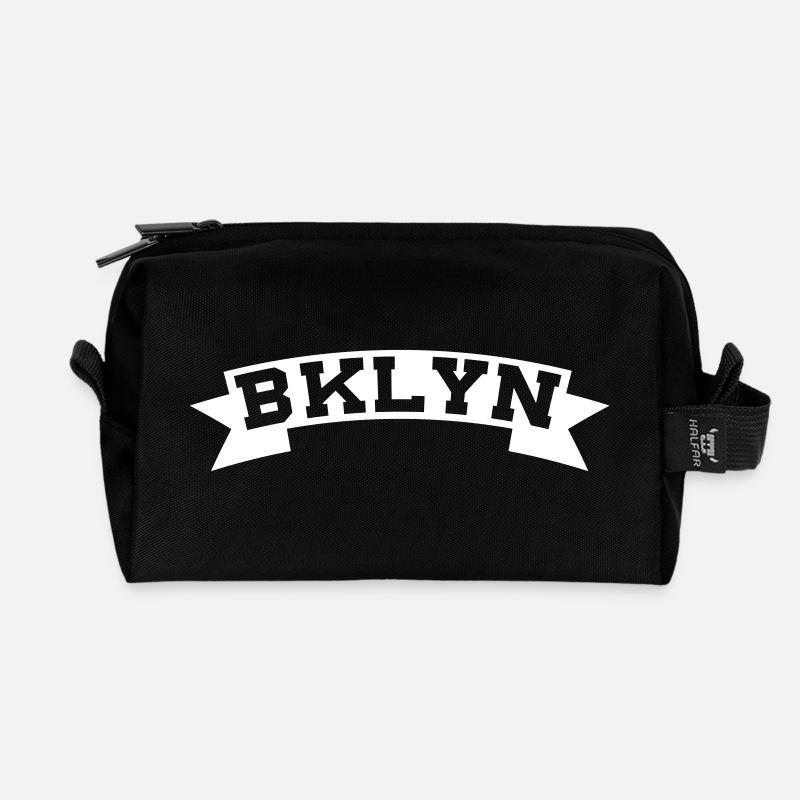 BKLYN / BROOKLYN - Recycelte Kulturtasche - Schwarz