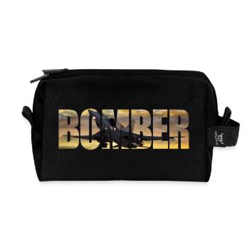 Bomber Tu-22 M3 - Recycelte Kulturtasche - Schwarz - Vorne