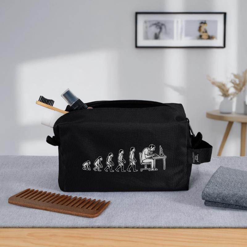 Evolution endet am Computer – Humor Design Recycelte Kulturtasche