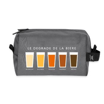 Biere degrade beer gradient (dd) - Recycled Toiletry Zip Bag - anthracite - Front