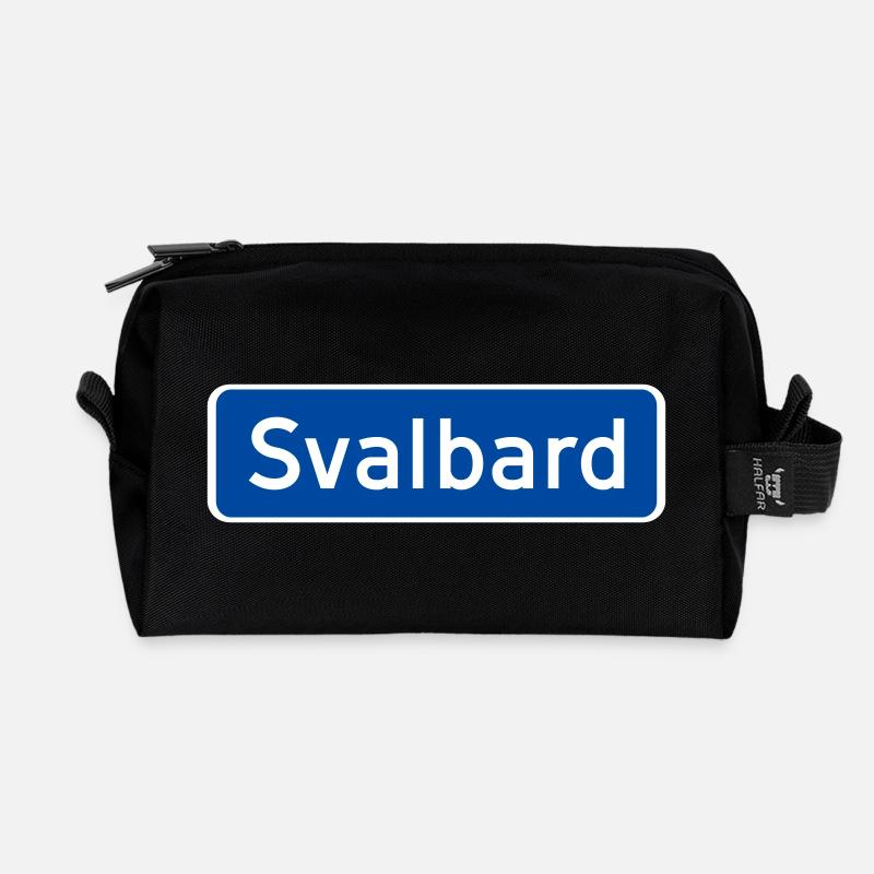 Svalbard - Recycled Toiletry Zip Bag - black