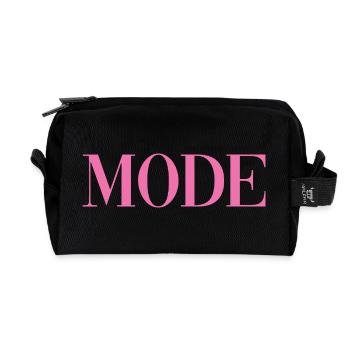 Fashion - Recycled Toiletry Zip Bag - black - Front