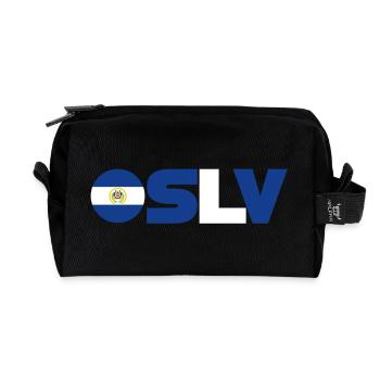 El Salvador - Recycled Toiletry Zip Bag - black - Front