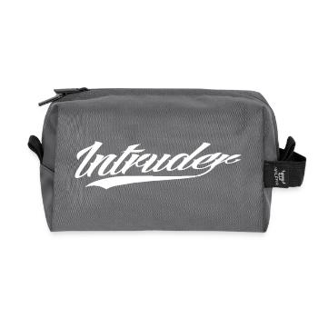 intruder hacker eindringling clan sticker computer - Recycelte Kulturtasche - Anthrazit - Vorne