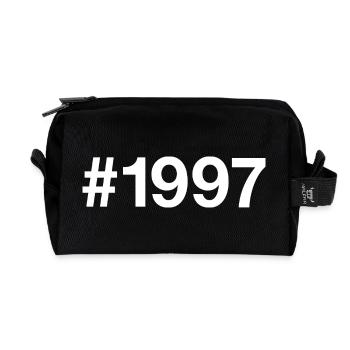 1997 Jahrgang 29 Jahre alt 29. Geburtstag - Recycelte Kulturtasche - Schwarz - Vorne