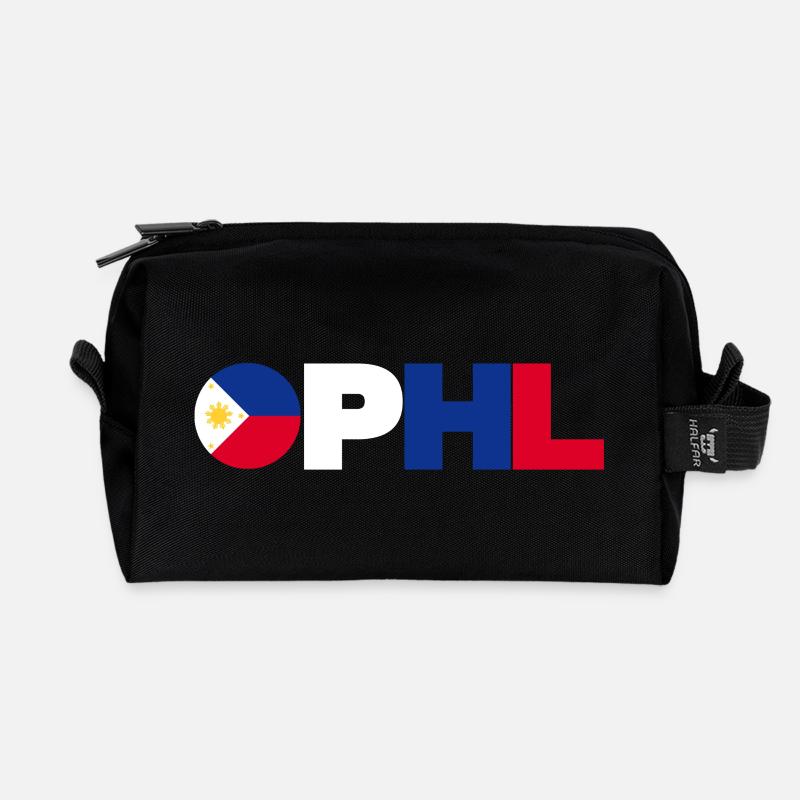 Philippines - Recycled Toiletry Zip Bag - black