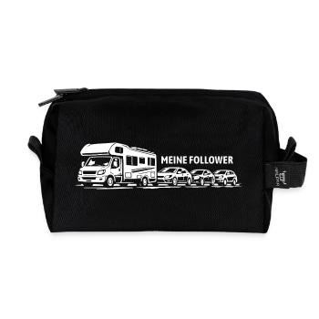 Ich und meine Follower - Wohnmobil - Stau - Recycelte Kulturtasche - Schwarz - Vorne
