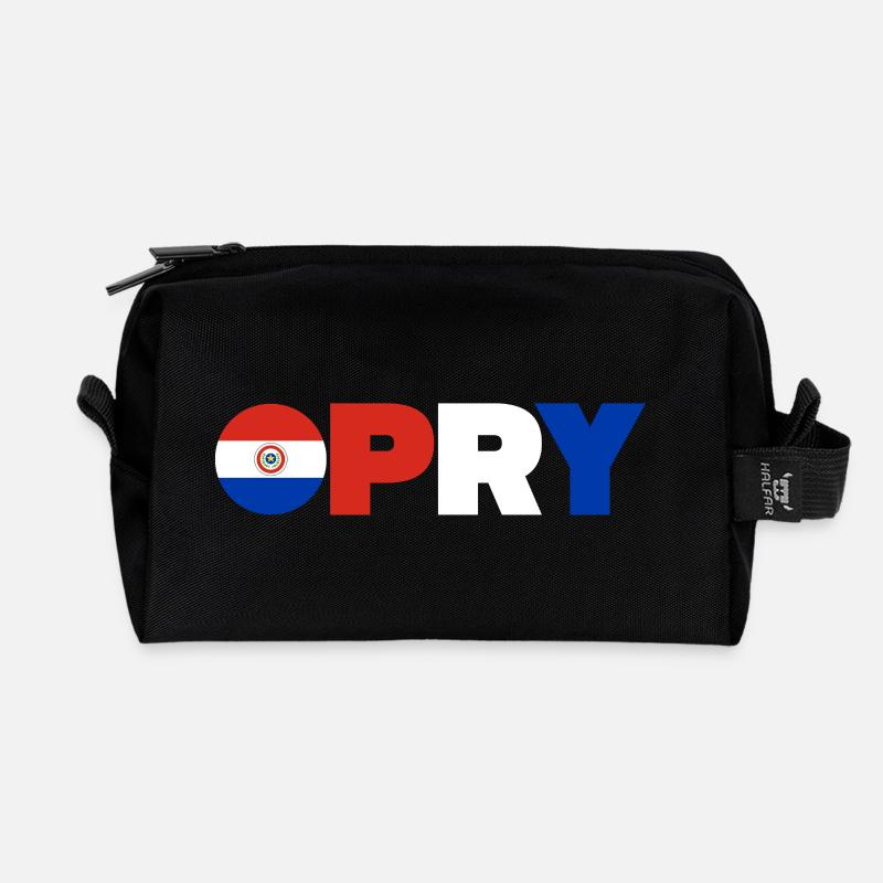 Paraguay - Trousse de toilette en tissu recyclé - noir