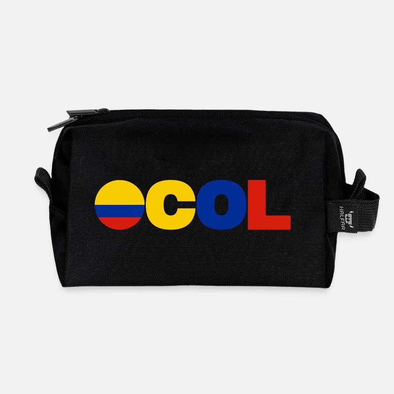 Kolumbien - Recycelte Kulturtasche - Schwarz