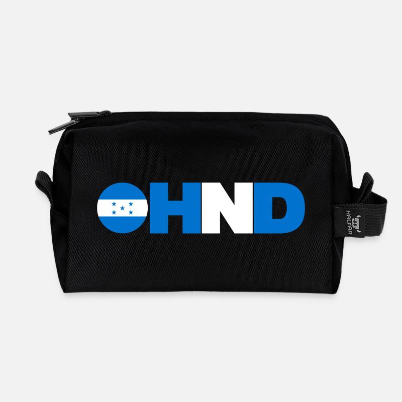 Honduras - Recycled Toiletry Zip Bag - black